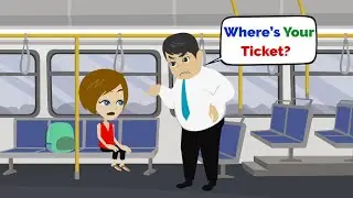 Mila&rsquo;s bus ticket money saving story | Learn English | Animation Wtth -  Mila English stories |