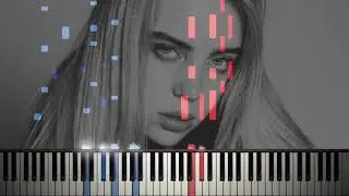 Billie Eilish - When The Party's Over (Piano Tutorial) + SHEET MUSIC IN DESCRIPTION