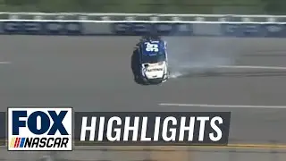 Carl Edwards Crashes Late - Talladega - 2014 NASCAR Sprint Cup