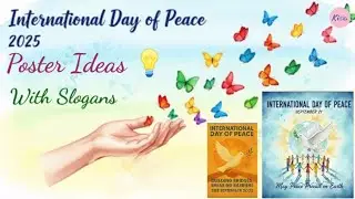 International Day of Peace poster ideas 💡with slogans 