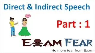 English Grammar Direct Indirect Speech (English) Part 1 : Introduction