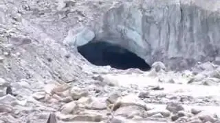 origin of Ganga River from Gomukh , Gangotri