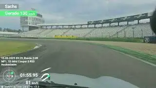 Touristenfahrten Hockenheimring, 15.06.2025, Mini Cooper S R53,  Gruppe 2-1, ca. 9.20Uhr