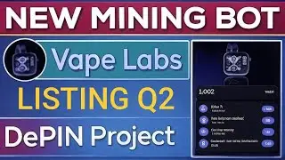New Crypto Airdrop 🚨 | Vape Labs Airdrop | Free Depin Airdrop