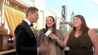 Interviewing Jason Kennedy and Catt Sadler at the 85th Annual Academy Awards