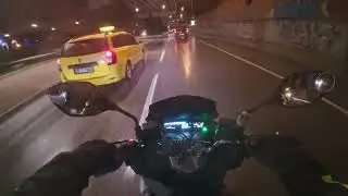 Riding Through the Rain | Motorcycle POV