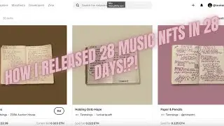 How I Released 28 Music NFTs in 28 Days!!!