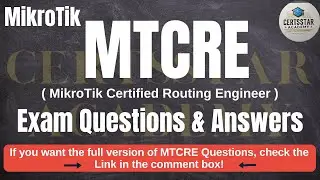 MTCRE Exam Dumps | MikroTik Certified Routing Engineer Exam