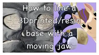 How to line a 3D printed/resin base with a moving jaw!