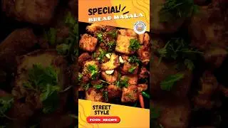 Bread masala recipe | Street style bread masala #food #cooking #cookingchannel #breadmasala #reels