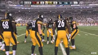 Madden NFL 16 - Arizona Cardinals vs Pittsburgh Steelers Gameplay (XboxONE HD) [1080p]