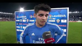 UNBELIEVABLE!!     Entrevista a Morata tras el UD Almer&iacute;a (0-5) Real Madrid - HD Amazing!!! - HD