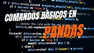 Pandas en Python: Los comandos básicos que TODO científico de datos usa