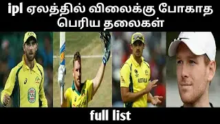 IPL 2019 action unsold players full list