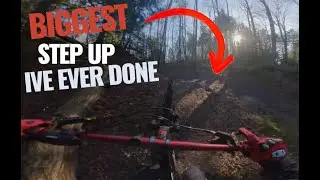 Doing The Biggest Step Up Ive Ever Done Mountain Biking WaterShed