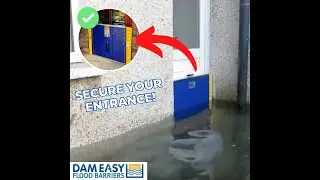 Dam Easy Flood Barrier, c&oacute;mo proteger su hogar de las inundaciones.