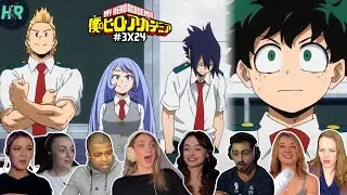 THE BIG THREE!!😱⚡  My Hero Academia Season 3 Episode 24 Reaction Mashup