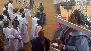 Arrival of Chief Folashade Abeo Iyaloja General Oyo State @ Ibadan Day 2023