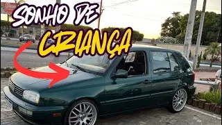 Golf MK3 Erra sonho de moleque!! Projeto uma relíquia !!