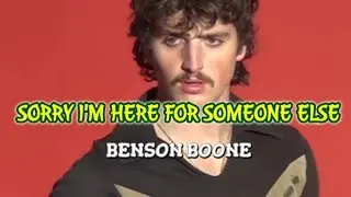 BENSON BOONE Sorry I'm Here For Someone Else  _ GHOST BANGER - DJ JOURNEE 2026