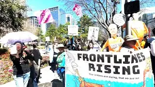 Climate Change Protest In Houston Before Commencement Of &lsquo;International Energy Conference&rsquo;