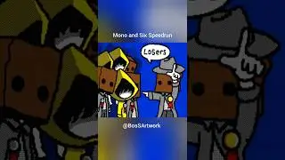Mono and Six Speedrunning #shorts #animation #littlenightmares #littlenightmares2 #littlenightmares3