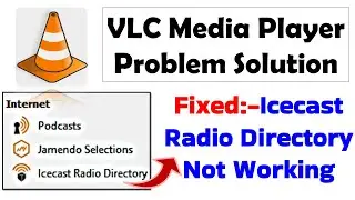 Fixed: VLC icecast radio directory not working #gyansection #vlctipsandtricks #fmradio #fm