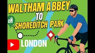 Cycling from Waltham Abbey to Shoreditch Park, London | Scenic UK Bike Ride Pt4 #uk #travel #cycling