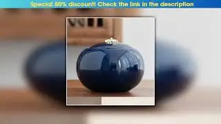 Top Chinese Tea Caddy Ceramic Creative Metal Handle Storage Tank Sealed Storage Tank Household Mois