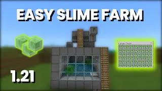 NEW SLIME FARM FOR MINECRAFT BEDROCK 1.21