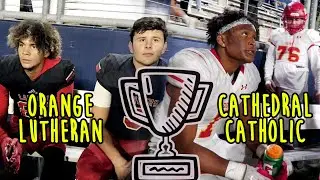133 POINTS SCORED IN HS PLAYOFF GAME | Cathedral Catholic vs Orange Lutheran | Cali Regional Finals