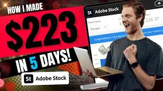 How I Made $223 in 5 Days 💰 Real Earning Proof | How to create Grainy Background