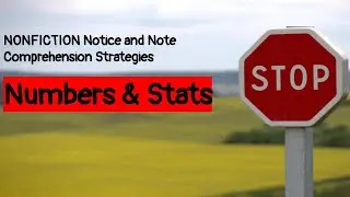Nonfiction Notice and Note:  Numbers & Stats