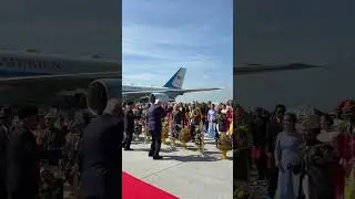 President Donald Trump dances at Malaysian arrival ceremony 🇺🇸🇲🇾
