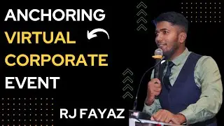 Corporate Virtual Event Hosting l Virtual Event Anchoring l Digital Event Emcee l RJ FAYAZ