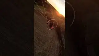 Corn field swoop #paramotor #ppg #flying #adventure #life #dream