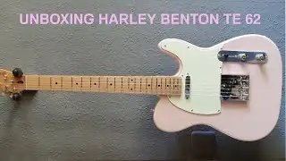Unboxing the Harley Benton TE-62 Pink Telecaster.