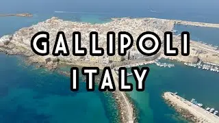 Gallipoli by drone 🐚 A Pearl on the Ionian Coast | Aerial stock footage