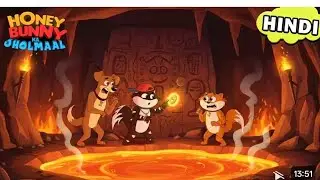Honey Bunny ने खोला Volcano Cave का रहस्य | Gags In Hindi | Funny Cartoons | Animated Stories