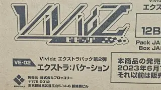Vividz VE02 Carton Opening エクストラパック第2弾 エクストラ：バケーション