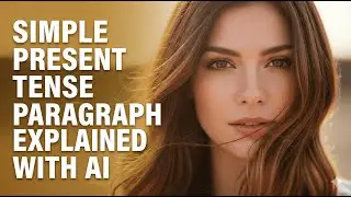 Simple Present Tense Paragraph Explained with AI I Zahid Muzaffar Khan