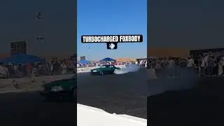 TurboCharged FoxBody NotchBack going dummy In the pit🏁@Its_Mike_Myke   #foxbody #turbo #notchback