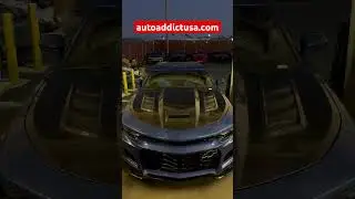 Carbon Fiber Terminator Hood @AutoAddictUSA  #autoaddictusa #carbonfiber #chevroletcamaro