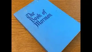 Deseret Book Large Print Book of Mormon, 1978 (and the Central American Geography Model)