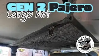 DG4X4 CARGO NET | Quick storage solution in the GEN 2 Pajero