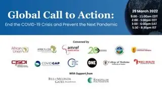 Global Call to Action: End the COVID-19 Crisis and Prevent the Next