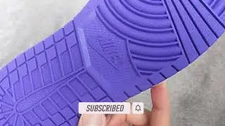 Air Jordan 1 Mid 'Court Purple' - Unboxing