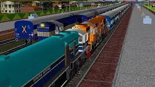 Marwar Ajmer Passenger Loco Faile Resuce With Wdg4 || IR In MSTS Open Rail