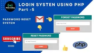 PHP Login System With Password Reset: Creating a Login + Registration System in PHP | #part5