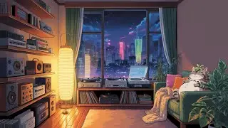 Stay cozy… enjoy the night with Neko 🌙🐾 / Beats for Study / Lo-fi Rain / Jazzy HipHop / Chillhop